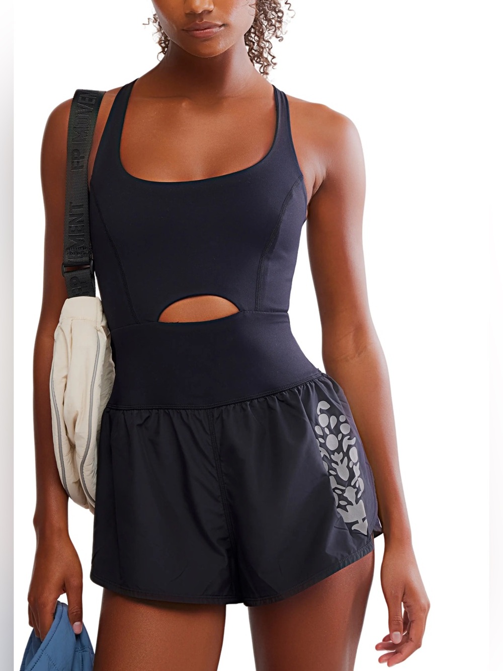 FP Movement Righteous Runsie Reflect Romper Sz-M